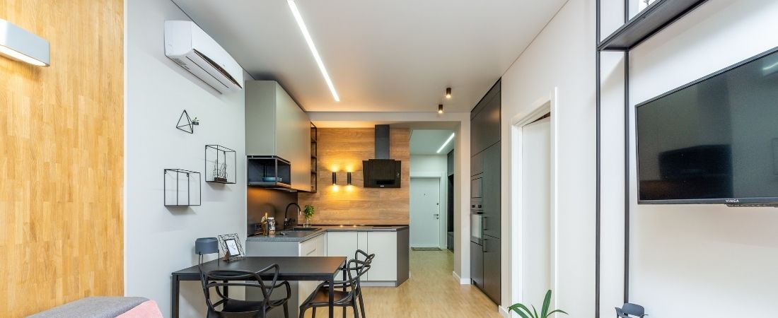 Cool apartment with split system